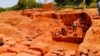 Une carrière d'extraction minière au Burkina Faso (photo du ministère des Mines du Burkina Faso)