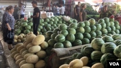អ៊ូសបេគីស្ថានជាប្រទេសនាំមុខគេមួយក្នុងដំណាំឪឡឹកទៅកាន់ប្រទេសរុស្ស៊ី ខែសីហា ឆ្នាំ ២០២២។ (Navbahor Imamova/VOA)