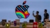 FILE - Apple iPhones are on display during a press preview of India's first Apple Store in Mumbai, April 17, 2023. 