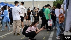 2022年8月26日北京一個職業招聘會的狀況。
