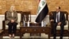 A handout picture released by Iraq's Prime Minister's Media Office on Jan. 21, 2024, shows, former Iraqi prime minister Nuri al-Maliki, right, meeting with U.S. Ambassador Alina Romanowski in Baghdad.
