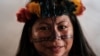 Alessandra Munduruku of the Munduruku Indigenous people, shown here in 2017, led a protest Dec. 15, 2023 against Brazil's 1,000-kilometer Ferrograo railway.