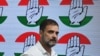 FILE - India's Congress party leader Rahul Gandhi arrives for a media briefing at the party headquarters in New Delhi, Aug. 4, 2023, after the Supreme Court suspended his defamation conviction.