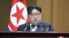 In this photo provided by the North Korean government, North Korean leader Kim Jong Un speaks at the Supreme People’s Assembly in Pyongyang, North Korea, Jan. 15, 2024. 