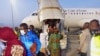 Des migrants ivoiriens de retour de Tunisie