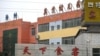 Yingcai School, where 13 children died in a fire, is seen in Yanshanpu, in China’s central Henan province, Jan. 21, 2024.