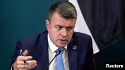 Глава МЗС Естонії Урмас Рейнсалу переконаний, що партнерам України потрібно більш рішуче постачати зброю, що може допомогти Україні перемогти вже цього року. Фото з зустрічі Нордично-Балтійської вісімки NB8, Каунас, Литва, 7 вересня 2022. REUTERS/Ints Kalnins