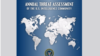 美国情报界2023年的《年度威胁评估》报告封面 (网络截屏）