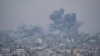 ទិដ្ឋភាពទីក្រុង Gaza ក្នុងអំឡុងពេលវាយប្រហារតាមអាកាសដោយអ៊ីស្រាអែល ថ្ងៃចន្ទ ទី ៩ ខែតុលា ឆ្នាំ ២០២៣។ 