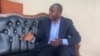 Olivier Bilé, l’initiateur de l’alliance pour une transition politique au Cameroun, Atpc à Yaoundé le 18 mars 2024, (VOA/Emmanuel Jules Ntap)