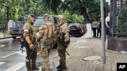 Фото від 24 червня. Бойовики "Групи Вагнера" в Ростові-на-Дону