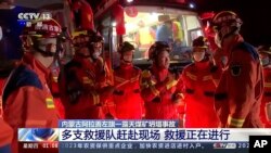 2023年2月22日，內蒙古阿拉善盟發生礦難，救援人員聚集在礦難現場