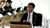 British Prime Minister Rishi Sunak gives evidence at the COVID-19 Inquiry, in London, Britain, Dec.11, 2023 in this screen grab obtained from a handout video. (UK COVID-19 Inquiry/Handout via Reuters)
