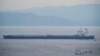 FILE - St. Nikolas ship X1 oil tanker involved in U.S.-Iran dispute in the Gulf of Oman which state media says was seized, is seen in the Tokyo bay, Japan, Oct. 4, 2020, in this handout picture. (Daisuke Nimura/Handout)