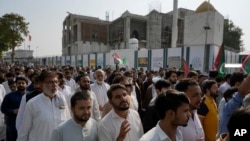 Protesta në mbështetje të palestinëzëve në Pakistan