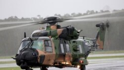 澳大利亞軍用直升機在軍演中墜海 四名機組人員失踪