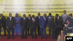 La photo de famille des chefs d’Etat de la SADC, le 17 août 2022.
