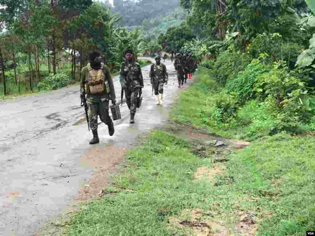Jeshi la Jamhuri ya Kidemokrasia ya Congo, DRC, lilifanikiwa tena kuwafukuza waasi wa M23 na katika maeneo kadhaa ya wilaya ya Rutshuru.