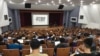 陳偉霖2021年於南台灣台南市的國立成功大學演講，分享他獨特的人生經歷和生死觀。（照片提供：陳偉霖）