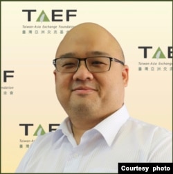 台北的國立政治大學東亞所特聘教授楊昊 (照片提供: 楊昊)