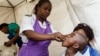 Une campagne de vaccination à Harare en 2018.