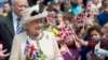 La reine d'Angletterre Elizabeth II.