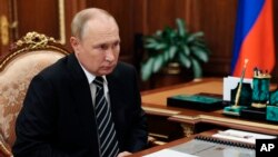 Президент Росії Путін в Кремлі, 4 овтня 2022 року