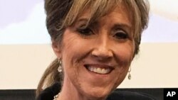 Tammie Jo Shults, piloto de Southwest Airlines, en una foto del 20 de marzo, 2017. (Foto de Kevin Garber/MidAmerica Nazarene University via AP)
