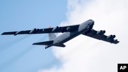 美國B-52轟炸機資料照。