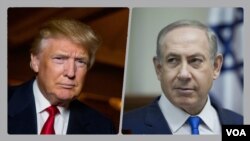 Donald Trump - Benjanin Netanyahu.