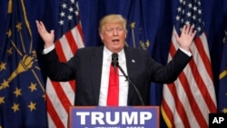 Le candidat républicain à la Maison Blanche Donald Trump