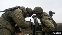 На фото: Російські військові навчання у Ростовській області, 21 січня 2022