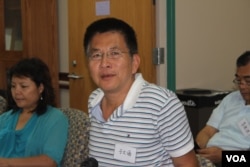 原北京之春雜誌社社長于大海 (美國之音方冰拍攝)