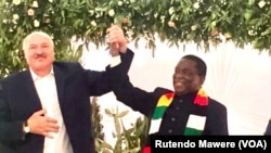 VaEmmerson Mnangagwa naVaAlexander Lukashenko