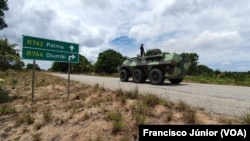 Patrulha militar em Palma, Cabo Delgado