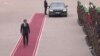Emmanuel Macron accueilli par Patrice Talon à Cotonou