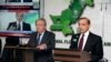 In this handout photo released by Pakistan Prime Minister Office, Prime Minister Shahbaz Sharif, right, with U.N. Secretary-General Antonio Guterres during a joint press conference at the Prime Minister House in Islamabad, Pakistan, Sept. 9, 2022.