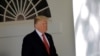 FILE - President Donald Trump is seen during a ceremony in the Rose Garden of the White House in Washington, May 1, 2018. 