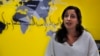 Lynn Maalouf, deputy director of research at Amnesty International Middle East and North Africa, speaks during an interview in Beirut, Lebanon, Feb. 6, 2017. Amnesty International says Syrian authorities killed at least 13,000 people in mass hangings at a prison north of Damascus. 