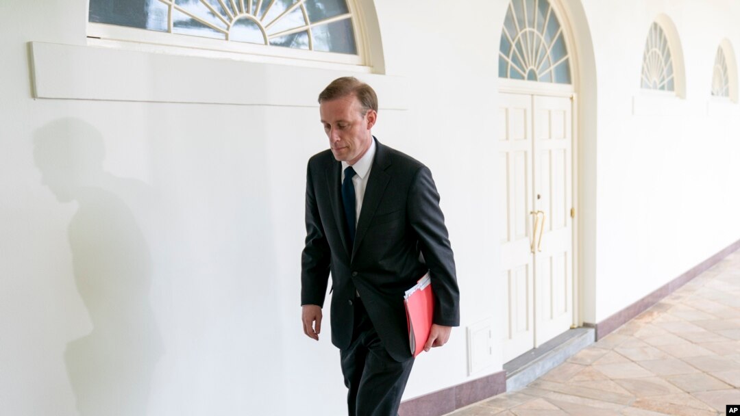 El asesor de Seguridad Nacional de la Casa Blanca, Jake Sullivan, visto en la Casa Blanca en Washington el jueves 19 de mayo de 2022. ( Foto AP/Andrew Harnik)