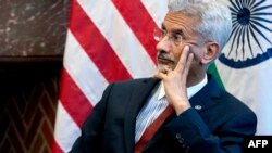 Архівне фото: Міністр закордонних справ Індії Субрахманьям Джашінкар під час візиту до США, квітень 2022 року