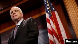 共和黨籍參議員麥凱恩 (資料圖片)