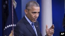 Le président Barack Obama, 16 décembre 2016.
