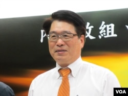 台灣民意基金會董事長游盈隆 (美國之音張永泰拍攝)