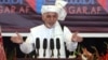 FILE - Afghanistan's President Ashraf Ghani speaks to religious leaders in Kabul, Afghanistan, Sept. 1, 2015.