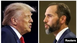 Rais wa zamani wa Marekani Donald Trump na mwendesha mashitaka Maalum Jack Smith