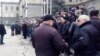 რუსთავის მეტალურგიულის მუშების საპროტესტო აქცია