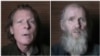 FILE - Timothy Weeks of Australia, left, and American Kevin King (photo taken from video sent to VOA from Taliban) 