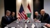 Menteri Luar Negeri Amerika Serikat Antony Blinken bertemu dengan Perdana Menteri Sementara Lebanon Najib Azmi Mikati, di London, Inggris, 25 Oktober 2024. (Nathan Howard/REUTERS)