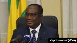 Firai Ministan Togo, Komi Sélom Klassou, Lomé, ranar 6 ga watan Maris, 2020. (VOA/Kayi Lawson)